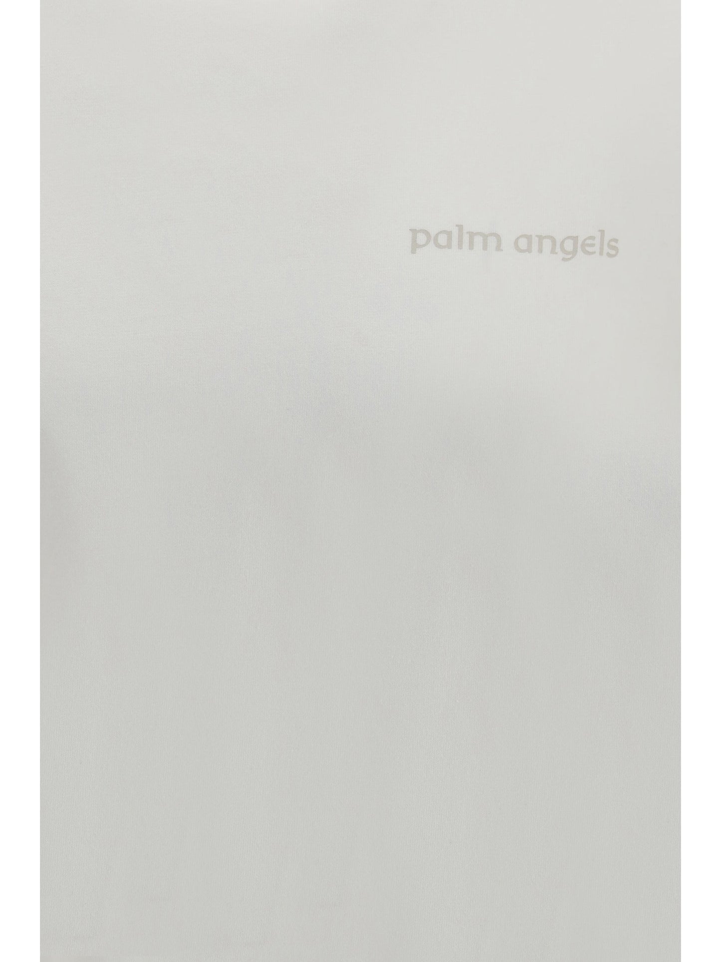 Palm Angels Logo-Embroidered T-Shirt — White