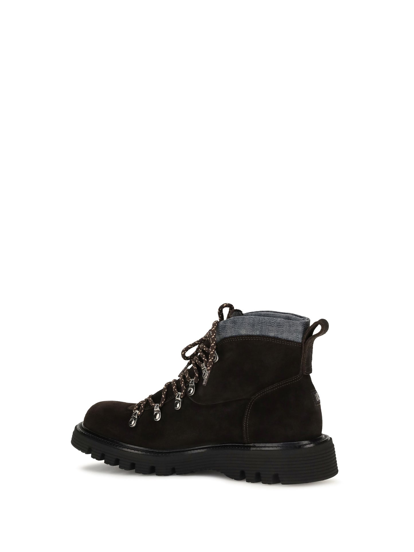 Fratelli Rossetti Suede Lace-Up Boots — Brown