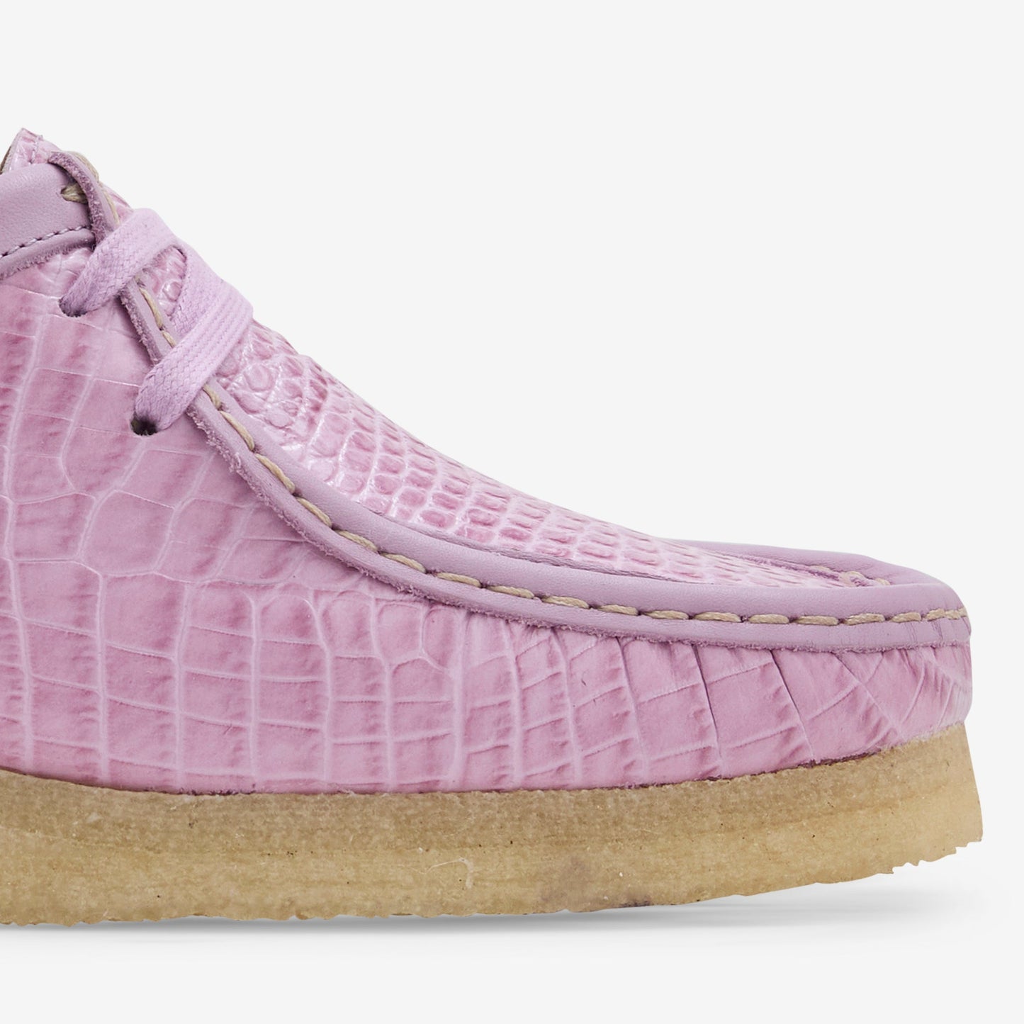 Women's Wallabee Mauve Croc