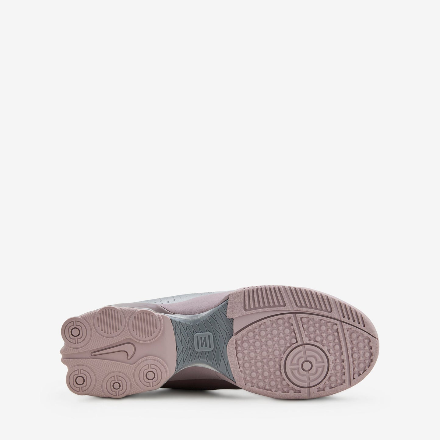 Women's T90 Shox Magia Taupe Grey | Metallic Silver | Light Violet Ore