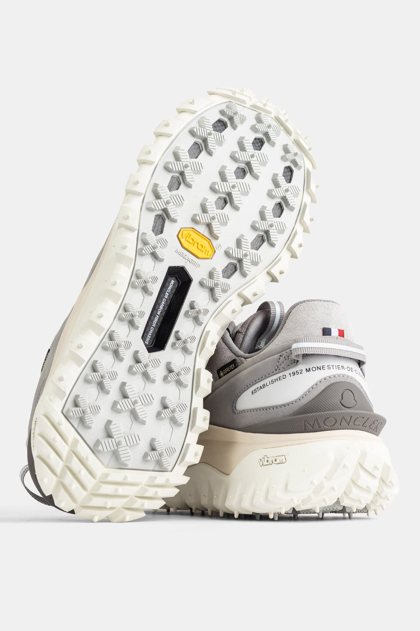 Moncler Trailgrip Apex Sneakers — Gray