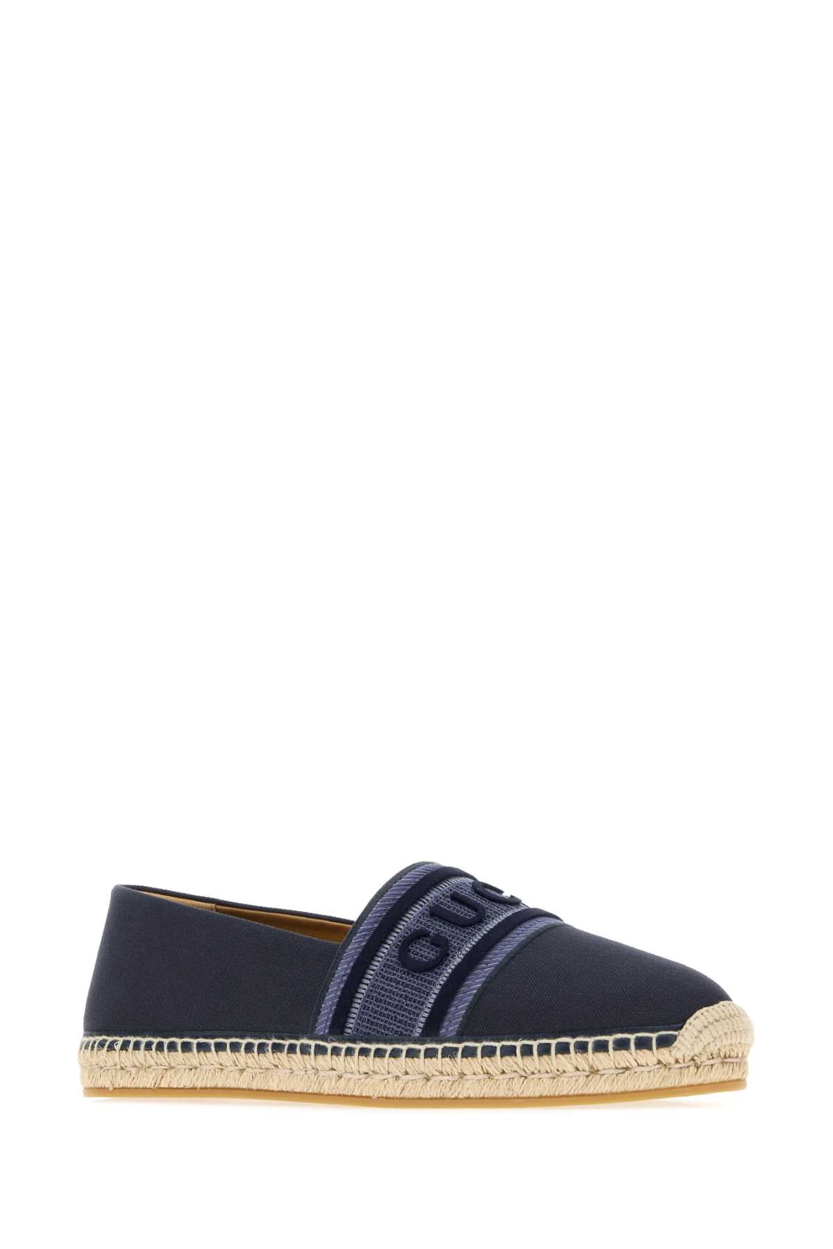 Gucci Upper Espadrille — Navy