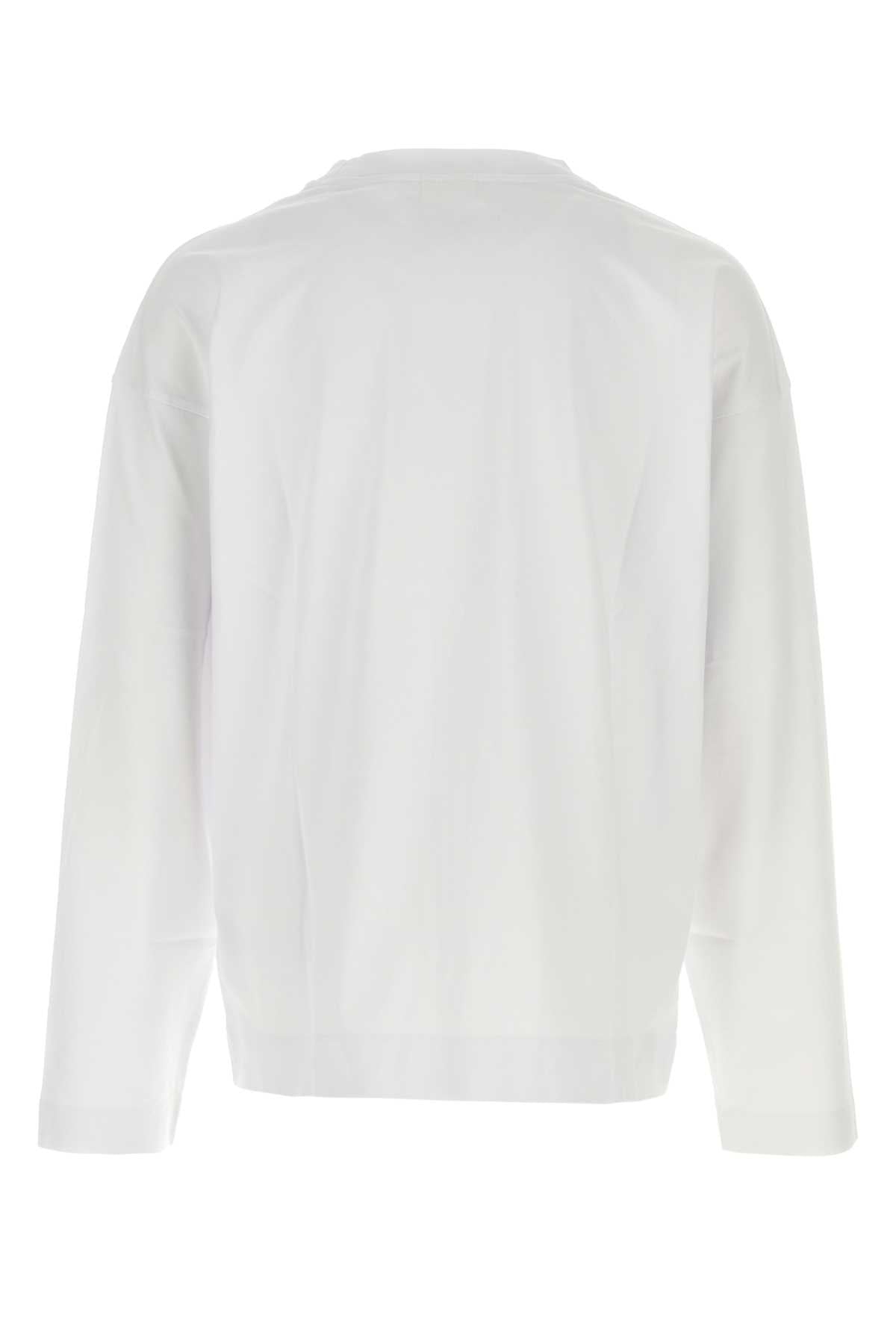 Dries Van Noten Cotton Oversize T-Shirt — White