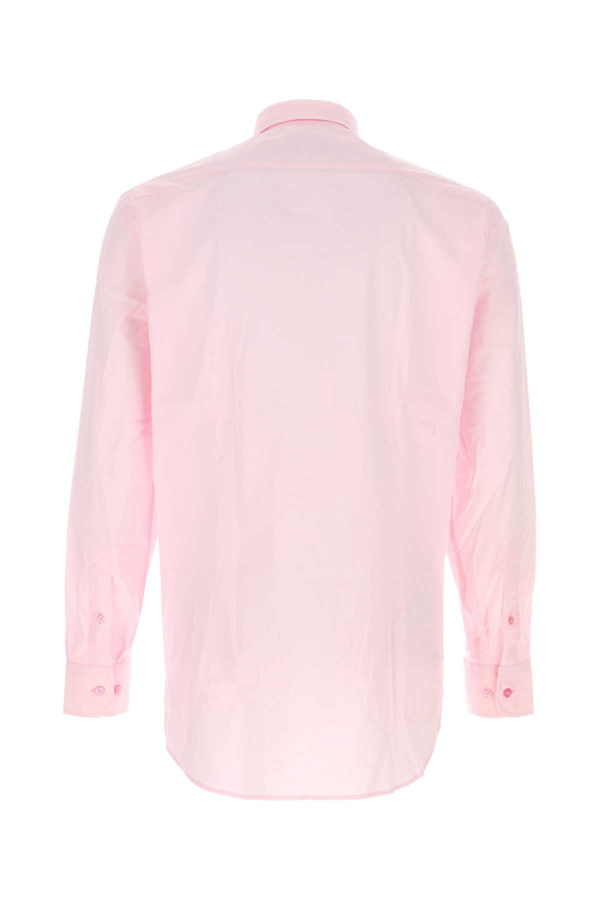 Etro Stretch Poplin Shirt — Pink