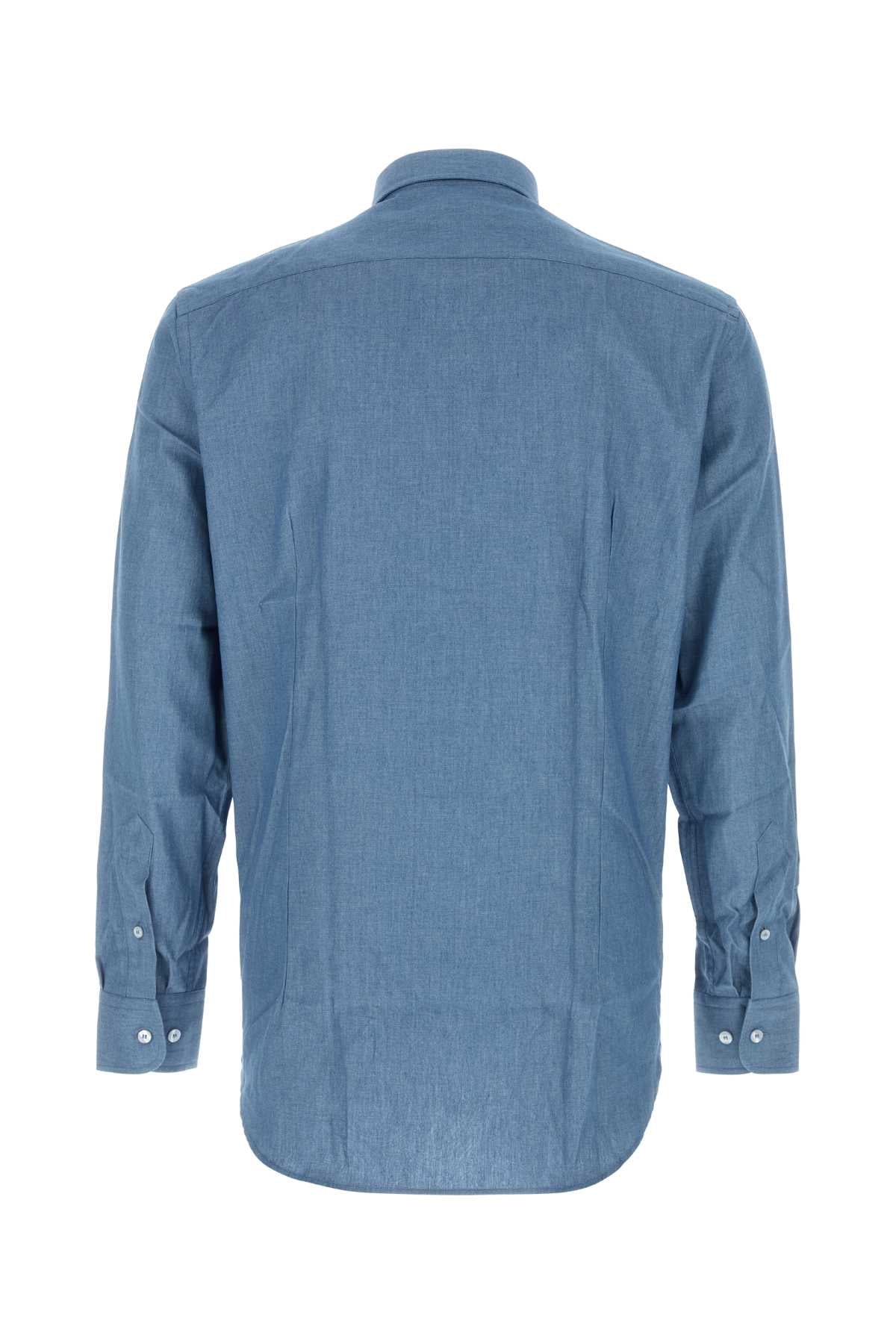 Etro Chambray Shirt — Blue