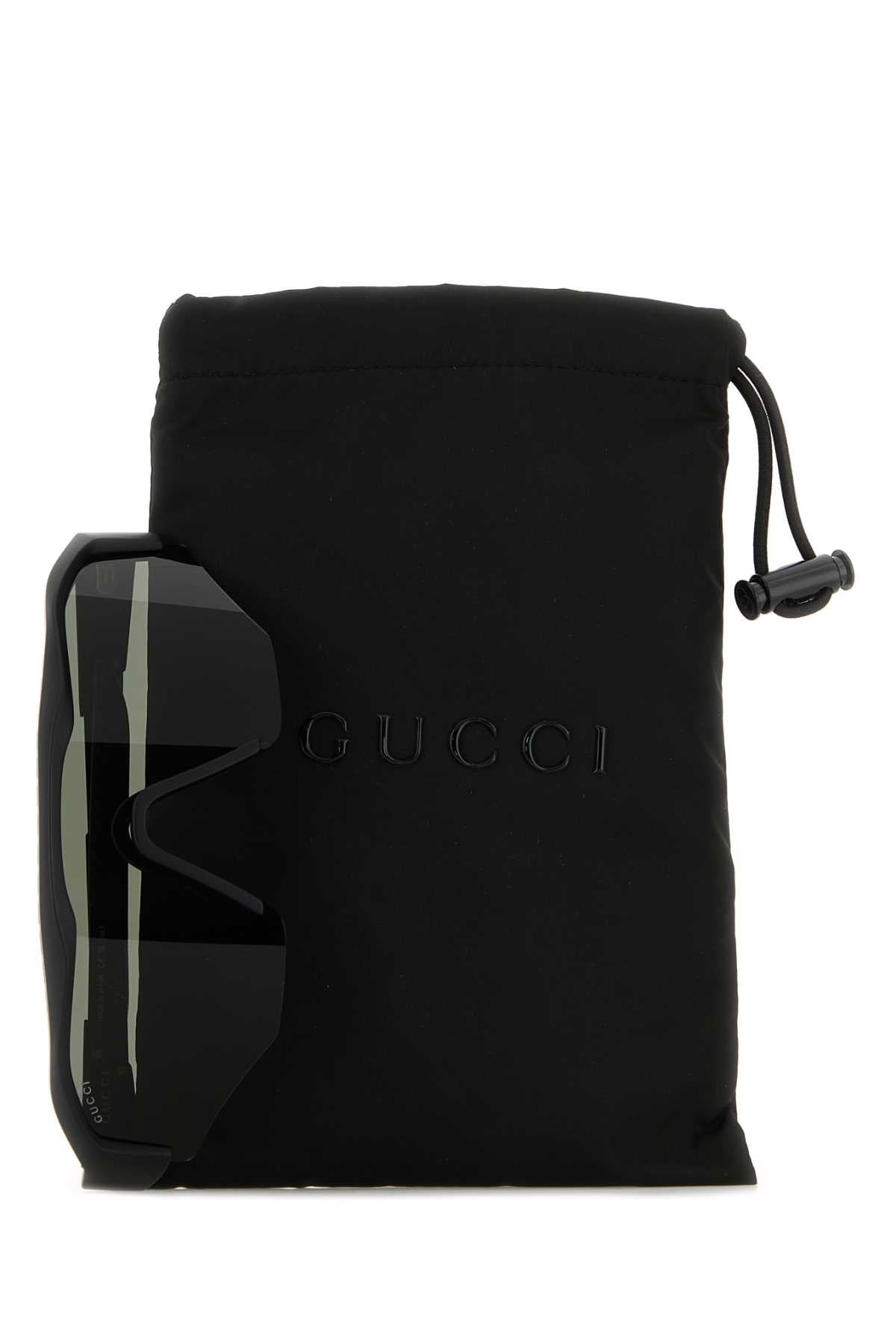 Gucci GG2017S Black Acetate Sunglasses — Black