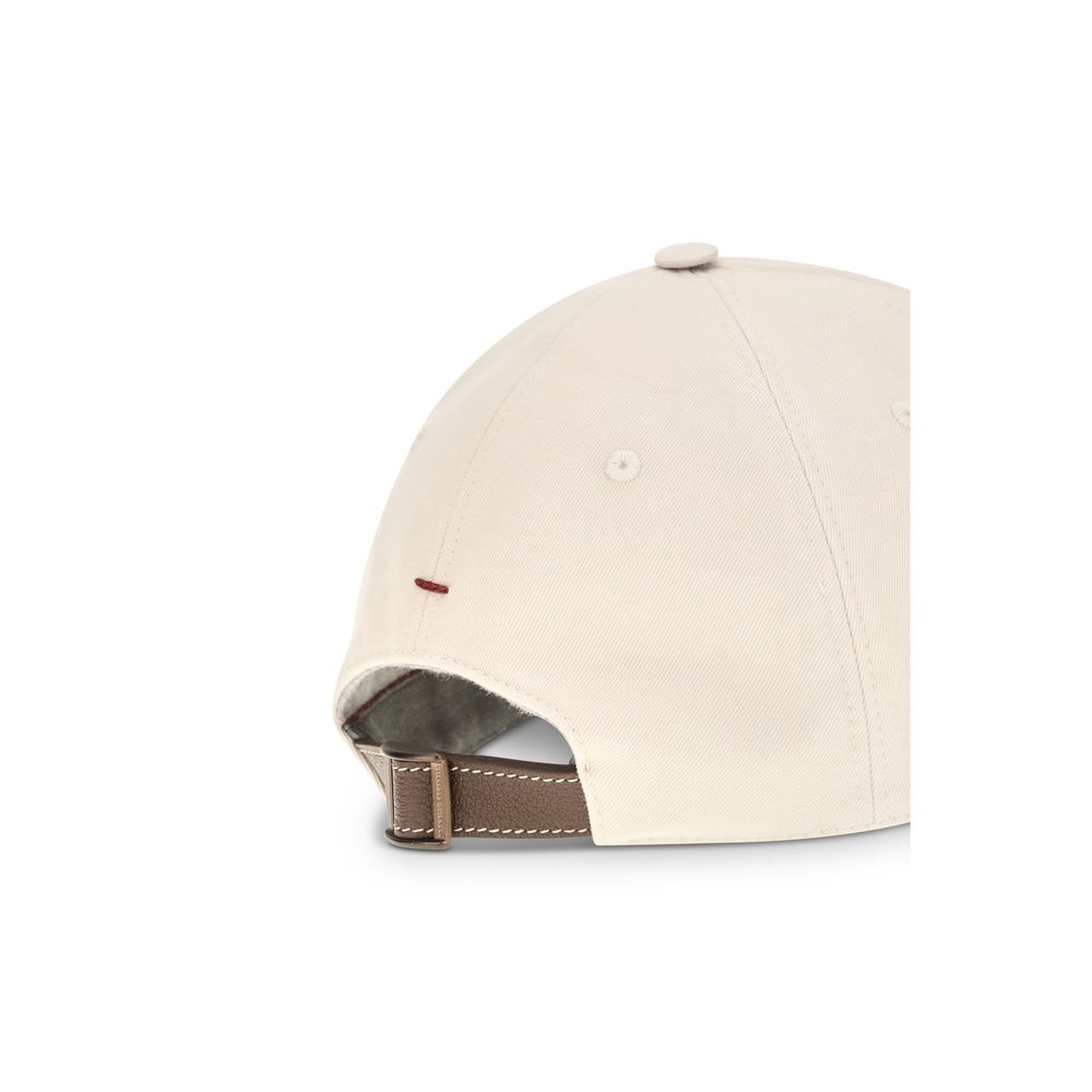 Brunello Cucinelli BRM252D9850CJL69BB Baseball Cap — Beige