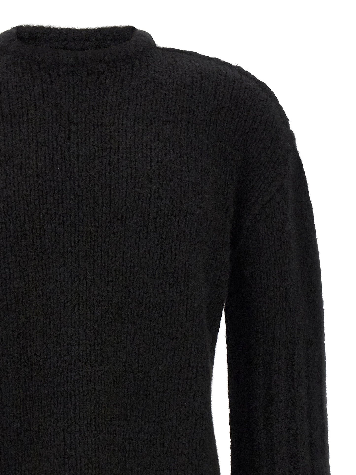 Rick Owens Cashmere and Silk Sweater — Black