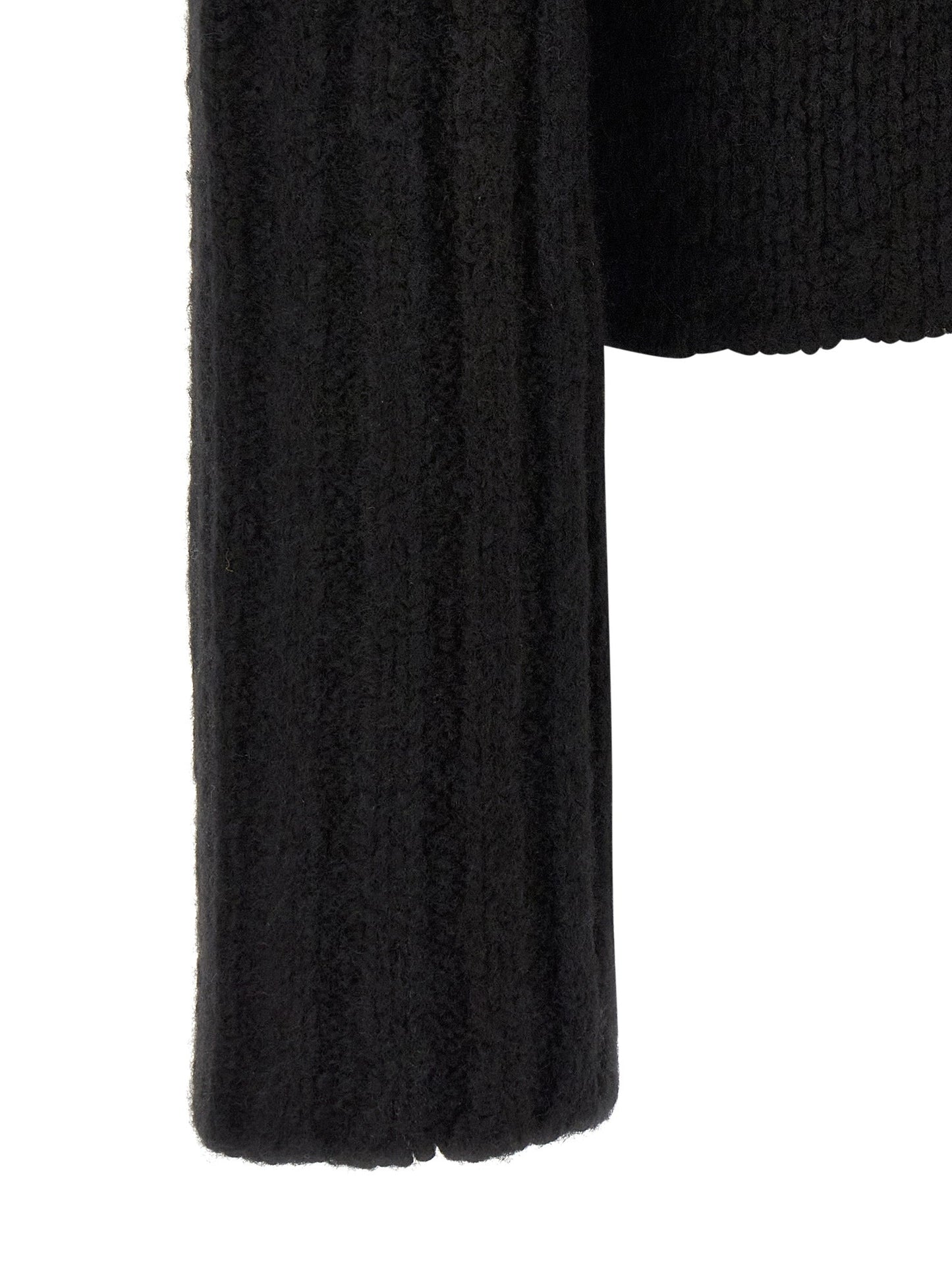 Rick Owens Cashmere and Silk Sweater — Black
