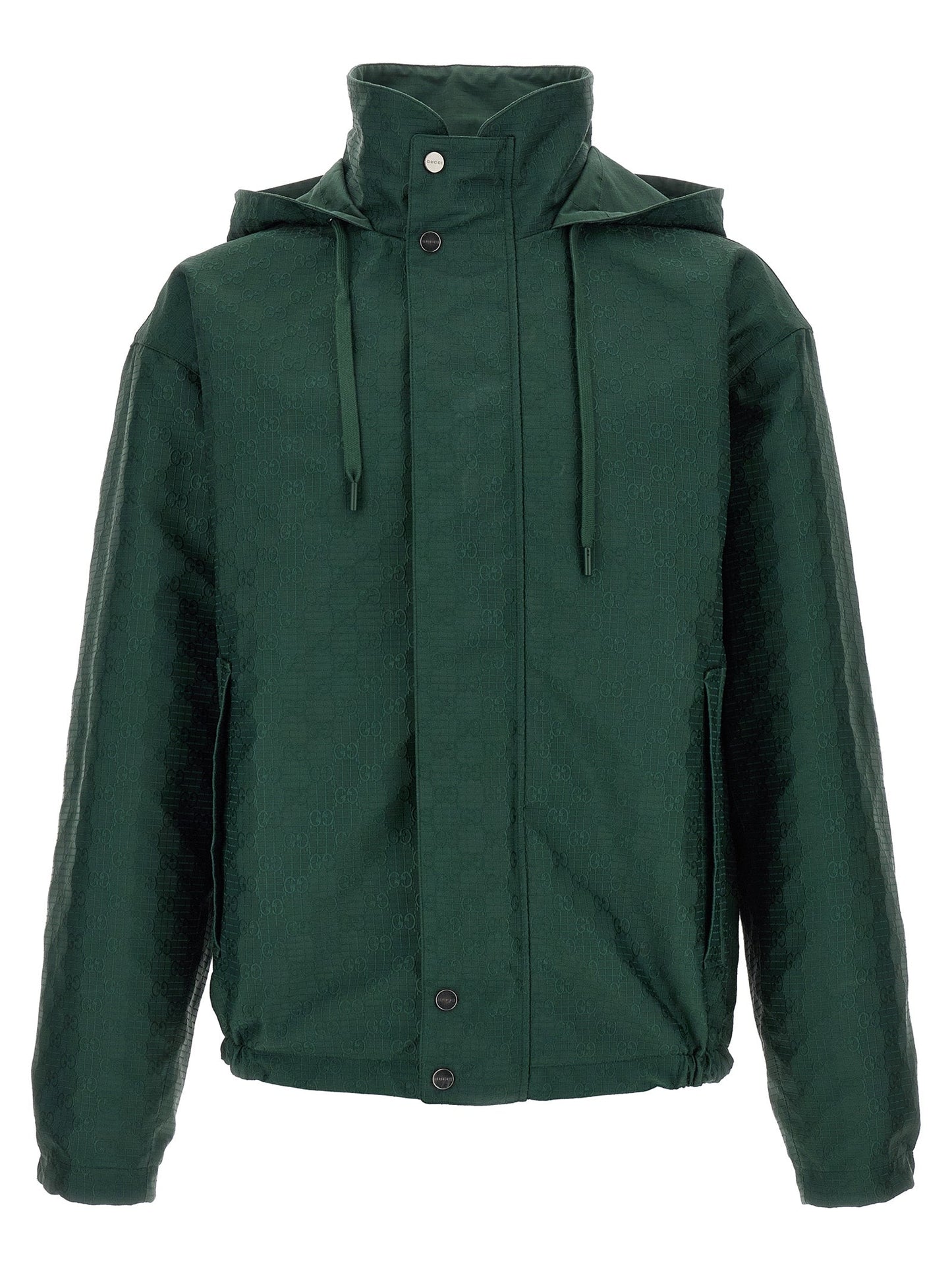 Gucci Reversible Cotton Shell Jacket — Green