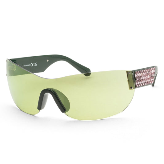 Preloved - Swarovski SK03640098Q Shield Sunglasses Sunglasses — Green