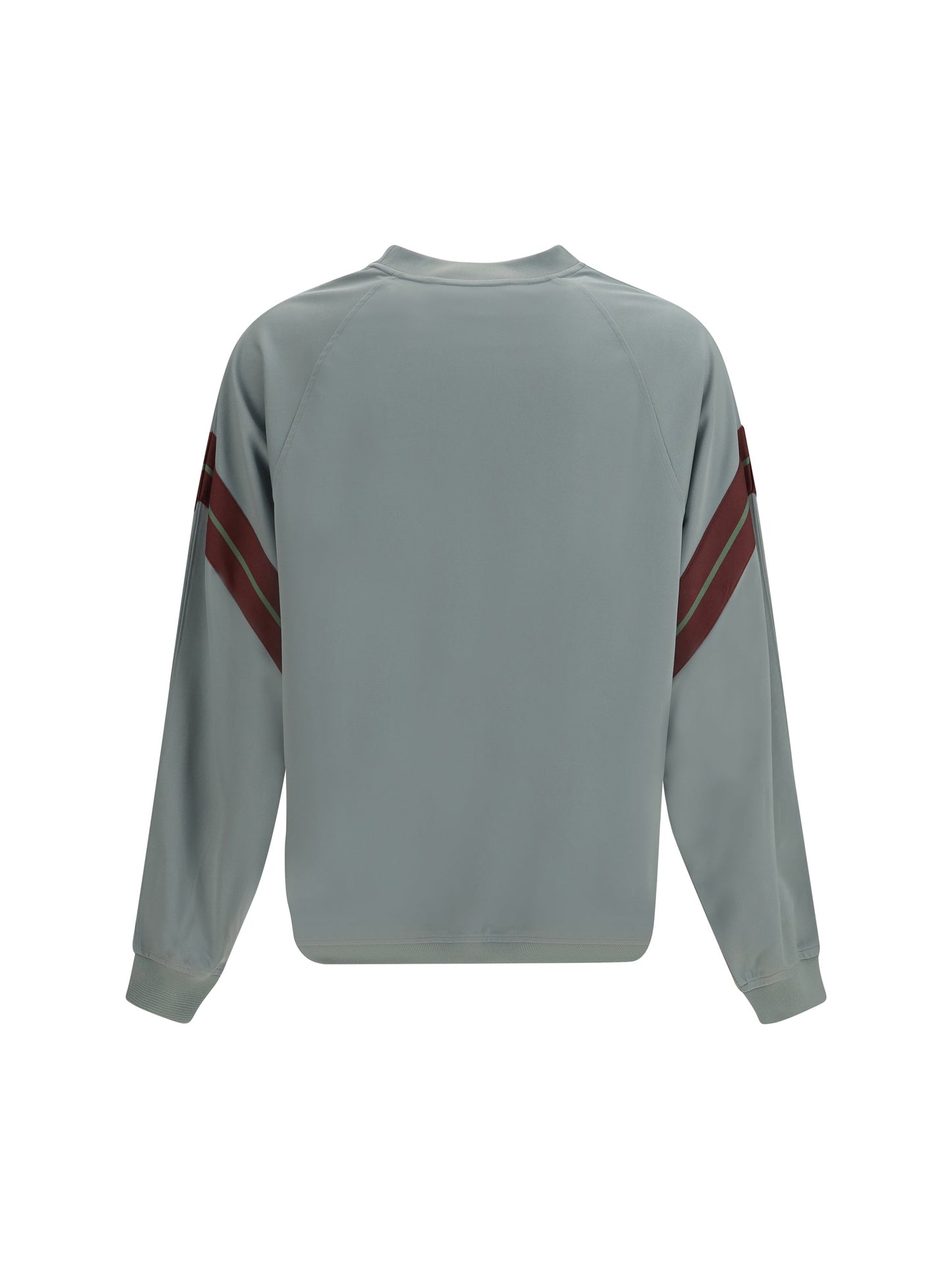 Palm Angels Logo-Embroidered Track Sweatshirt — Gray