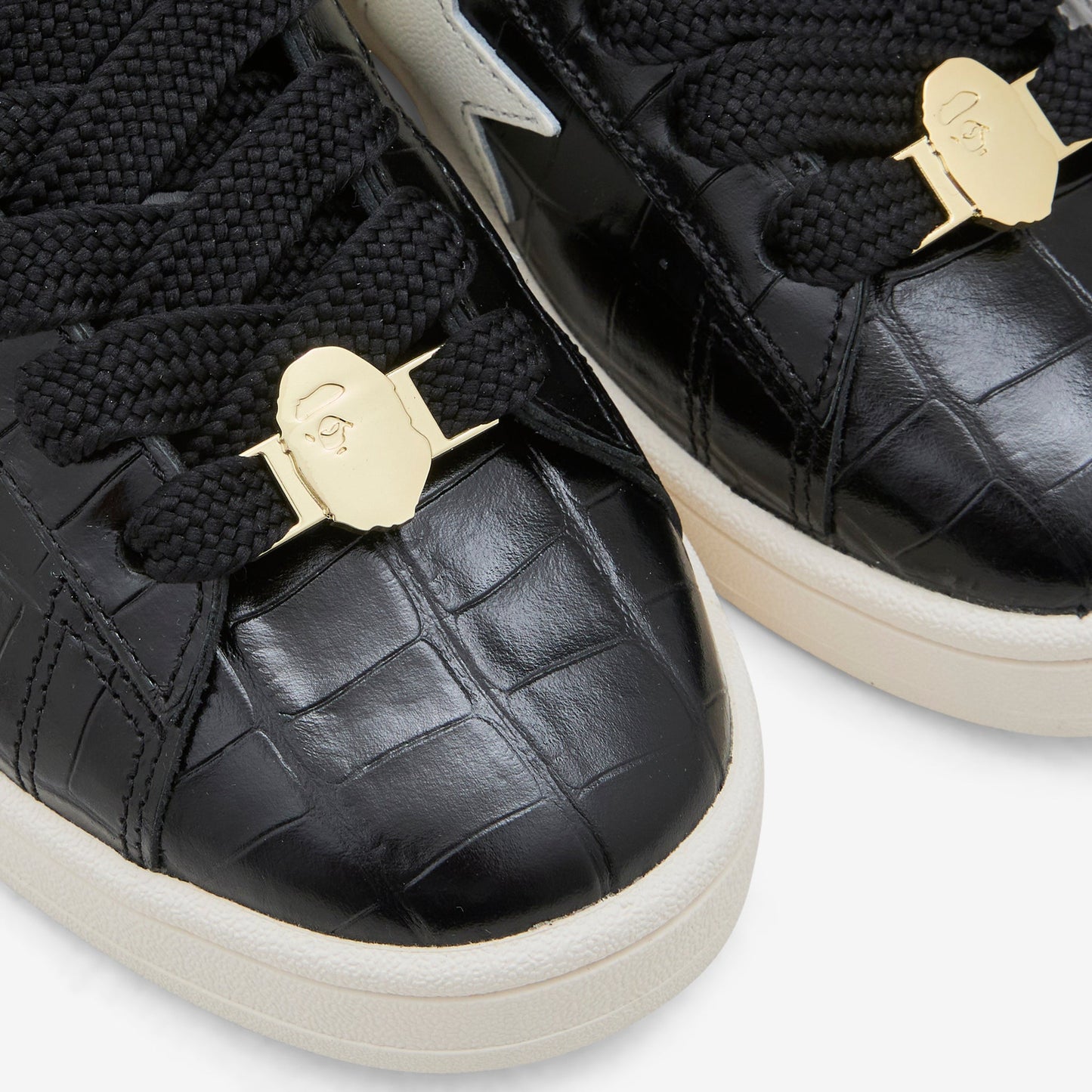 BAPE x Campus 00s Core Black | Off White | Gold Metallic