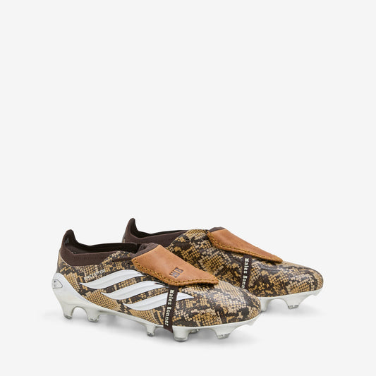 Wales Bonner x Predator Elite Fold-Over Tongue Firm Ground Football Boots Brown | Silver Metallic | Bronze Strata