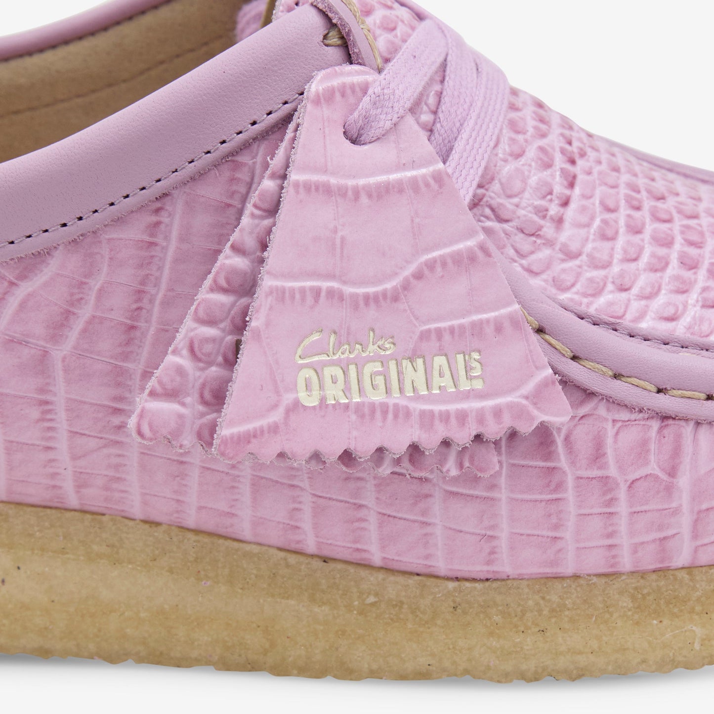 Women's Wallabee Mauve Croc