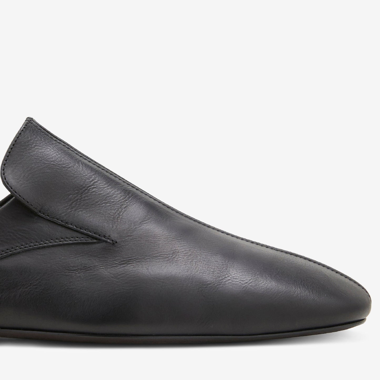 Leather Mule Black