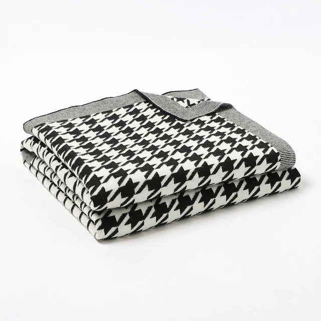 Baby Blankets Super Soft Newborn Girls Boys Swaddle Wrap Quilts Plaid Toddler Infant Stroller Bedding Cotton Knitted Blanket