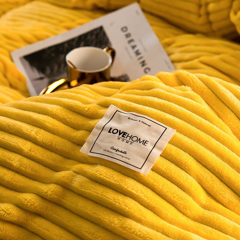 Luxury Solid Gray Yellow Velvet Duvet Cover Twin Queen King Size Quilt Cover Bedding Set 220x240 Bedspreads For Double Bed 150