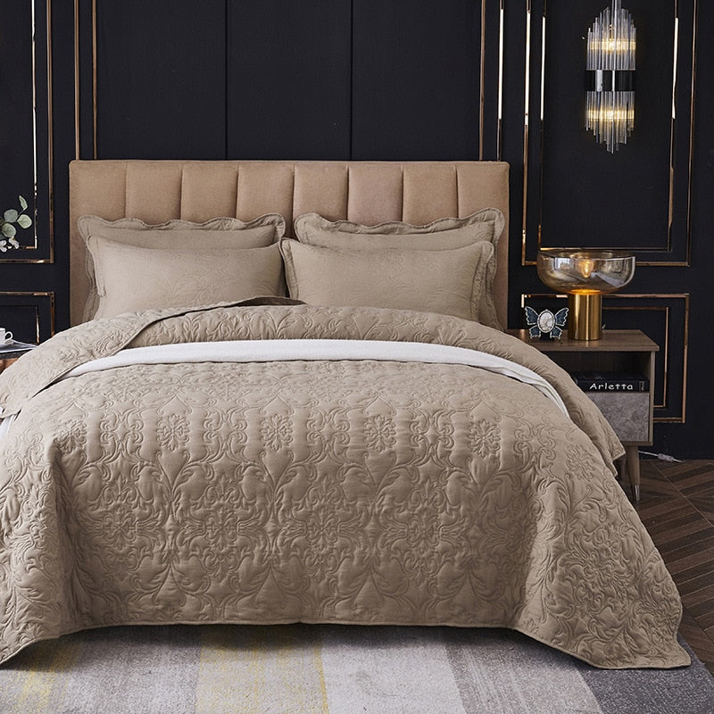 Bedspread on Bed Quilt Set Queen Size 3PCS/1PC Quilted Blanket on Bed 220x240cm Bed Cover Coverlet for All Season