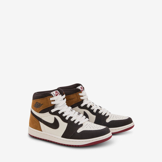 Grade School Air Jordan 1 Retro High OG Shadow Brown | Team Red | Lt British Tan