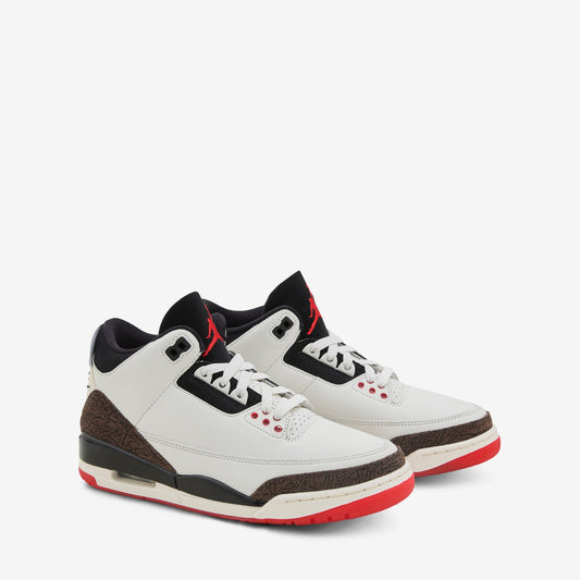 Air Jordan 3 Retro OG Sail | Black | University Red | Pale Ivory