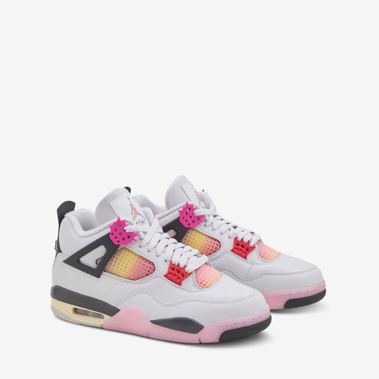 Air Jordan 4 Retro 'Comic' Off White | Fire Pink | Anthracite