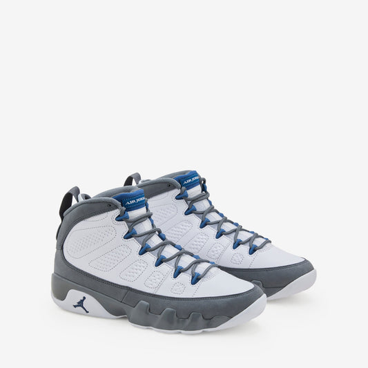 Air Jordan 9 Retro White | French Blue | Flint Grey