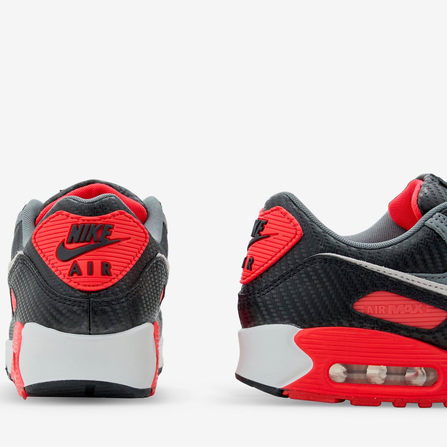 Air Max 90 Premium Black | Cool Grey | Bright Crimson | Photon Dust