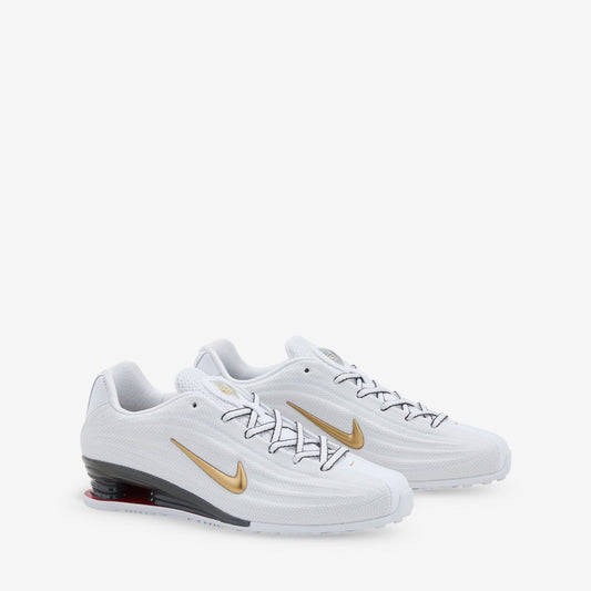 Women's Shox Z White | Metallic Gold | Varsity Red