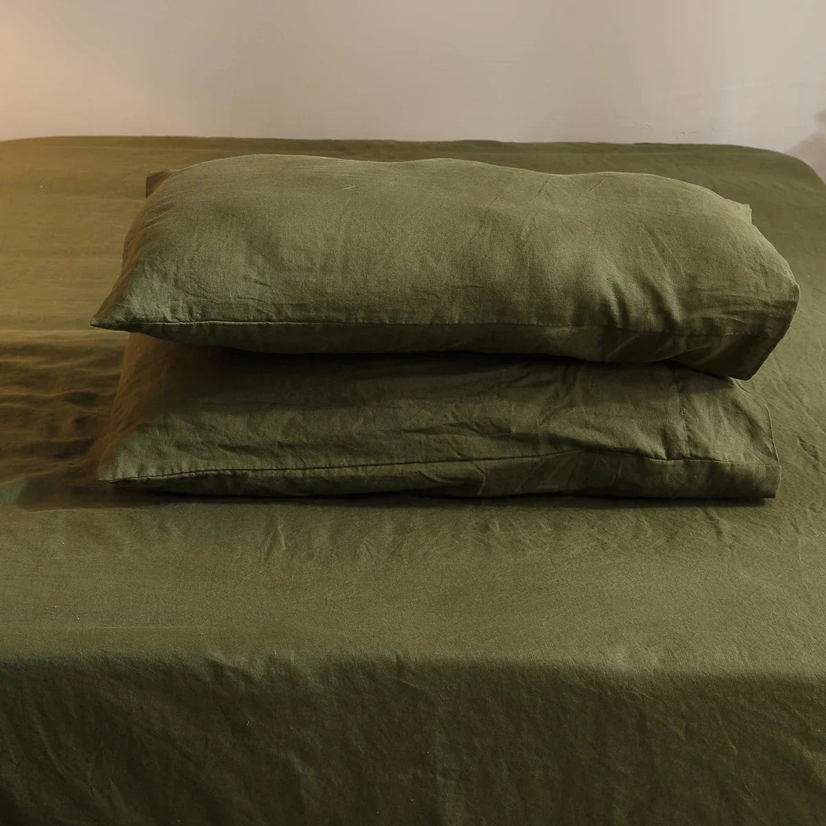 Bed Sheet Set 4 Piece 100% Pure Linen Bedding 1 Flat Sheet 1 Deep Pocket Fitted Sheet 2 Pillowcases Flax Sheets Set Bedding Set