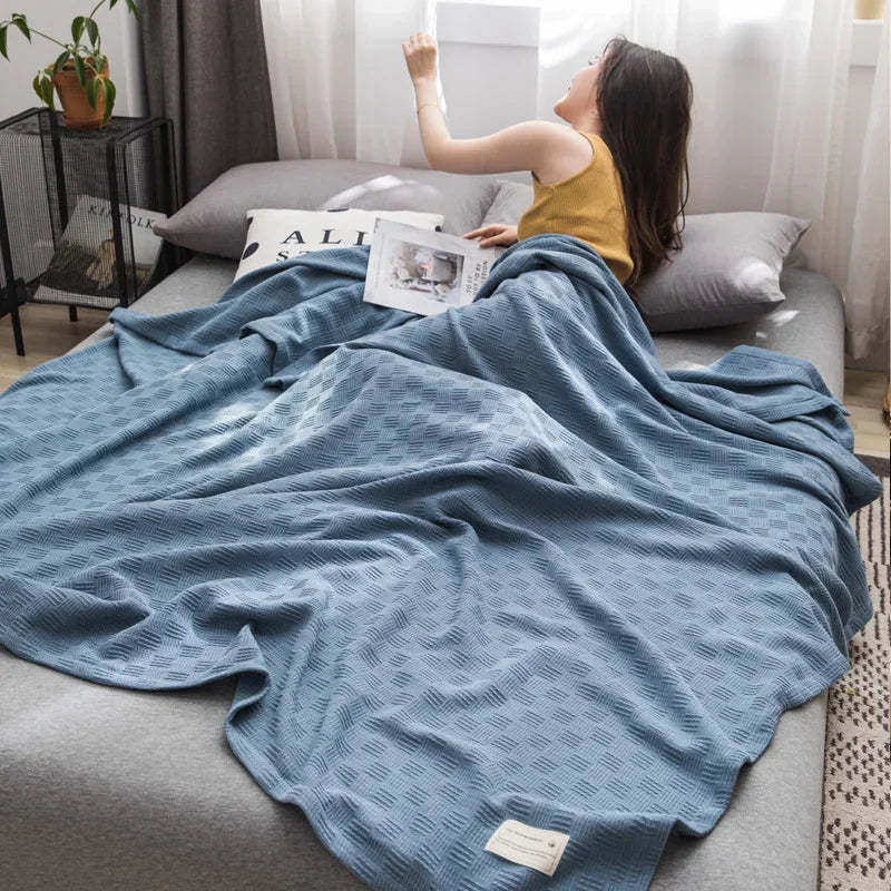 Advanced Pure Cotton Gauze Towel Quilt Single Double Summer Thin Towel Blanket