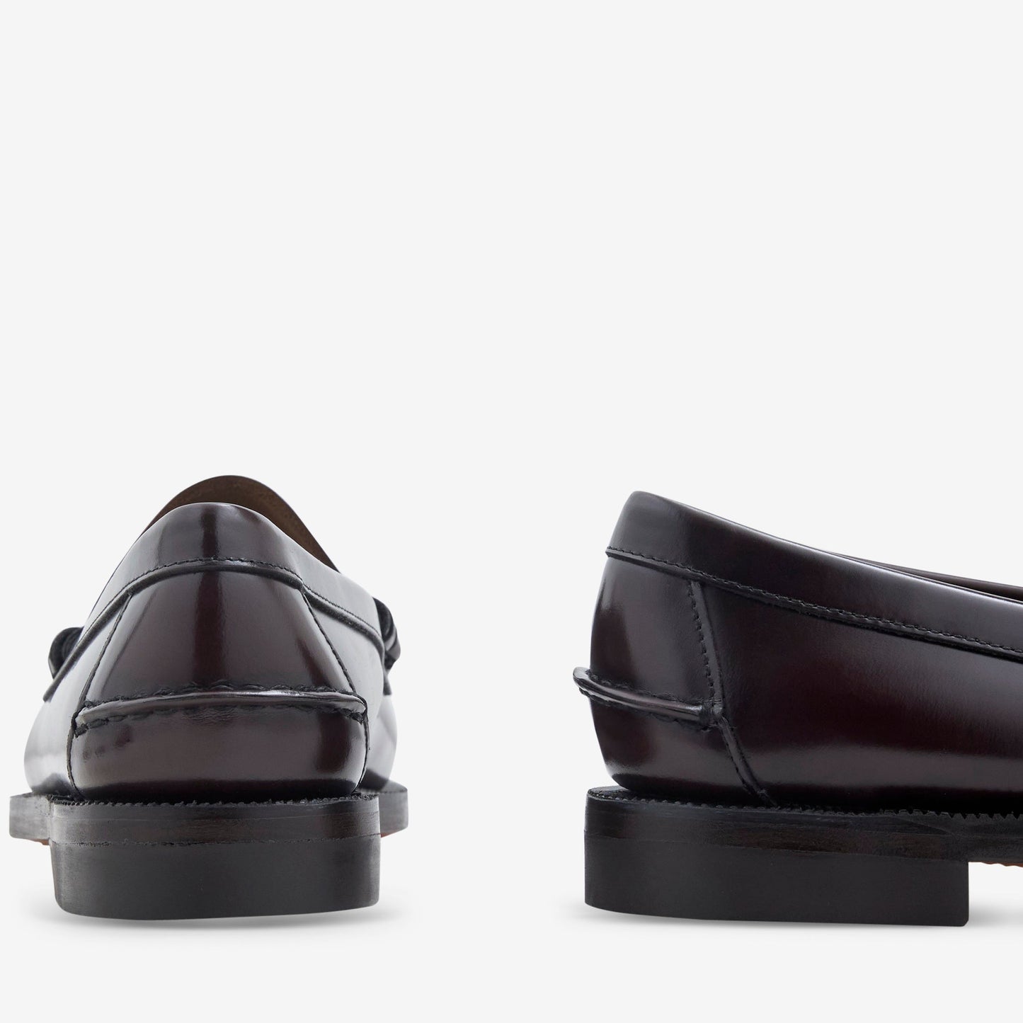 Classic Dan Wide Brown Burgundy