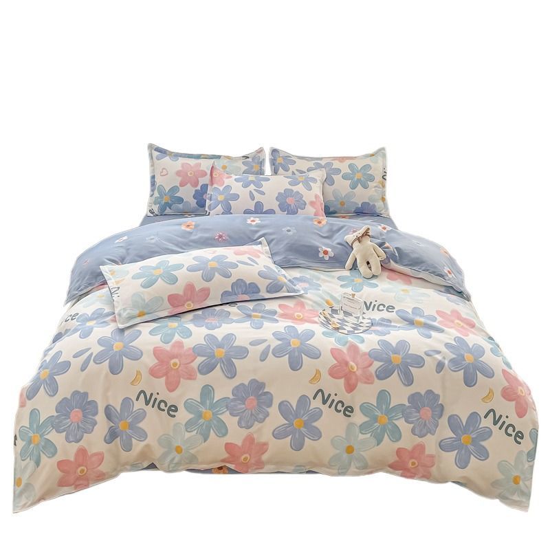 Bedclothes Bedding Set Duvet Cover Comforter Sets Bed Sheet Set Bedsheets Set with Pillow...220x240 Double Bed Spread Euro Linen