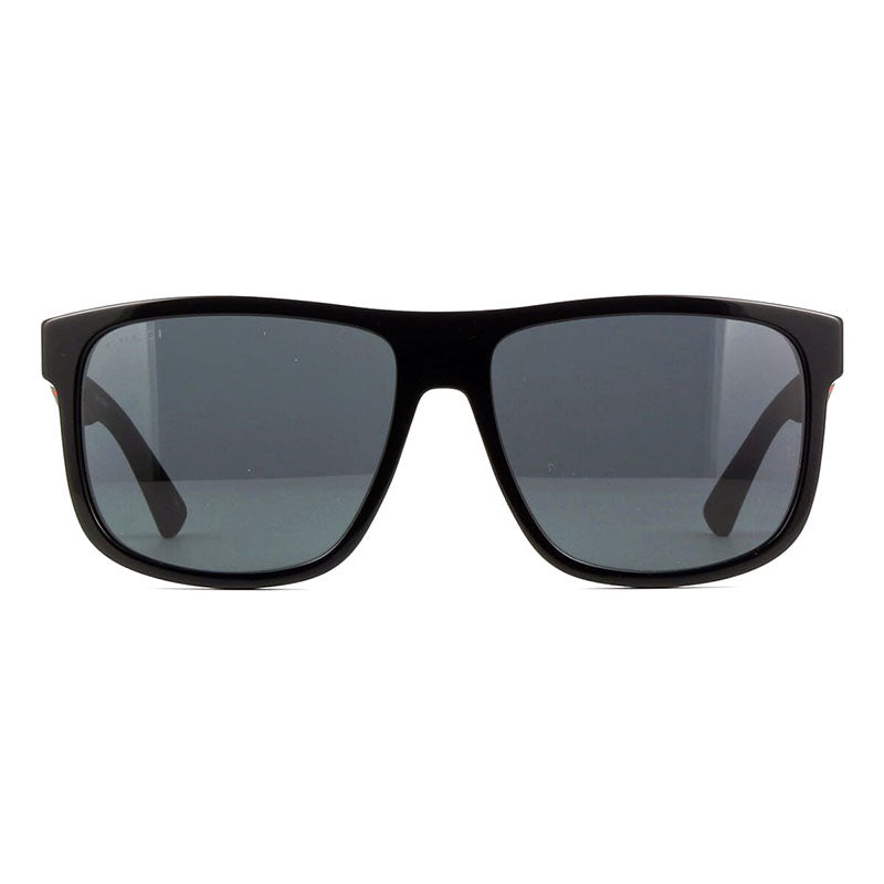 Gucci GG0010S004 Square Full Rim Sunglasses — Black