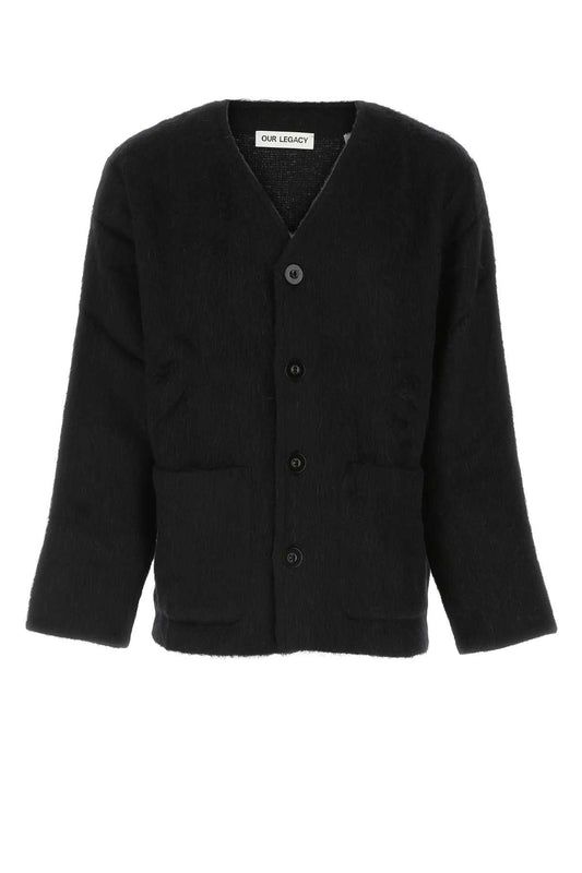 Our Legacy Wool Blend Cardigan — Black