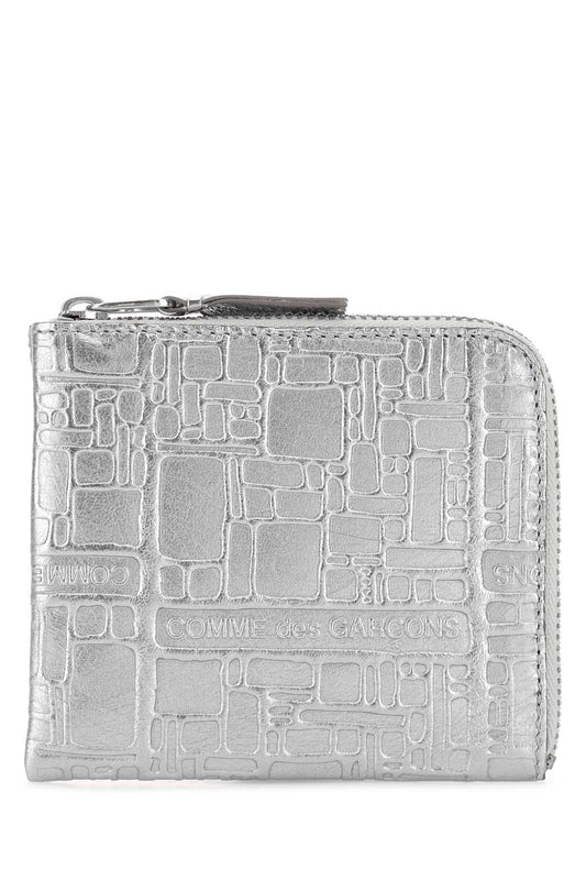 Comme des Garçons Logotype Card Holder — Silver