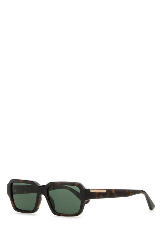 Gucci GG1887S Acetate Square Frame Sunglasses — Brown