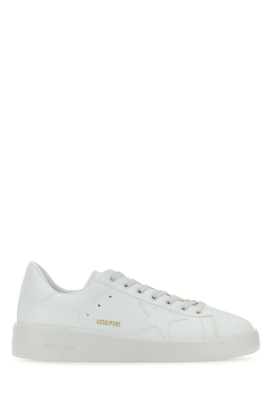 Golden Goose Deluxe Brand Leather Low-Top Sneaker — White
