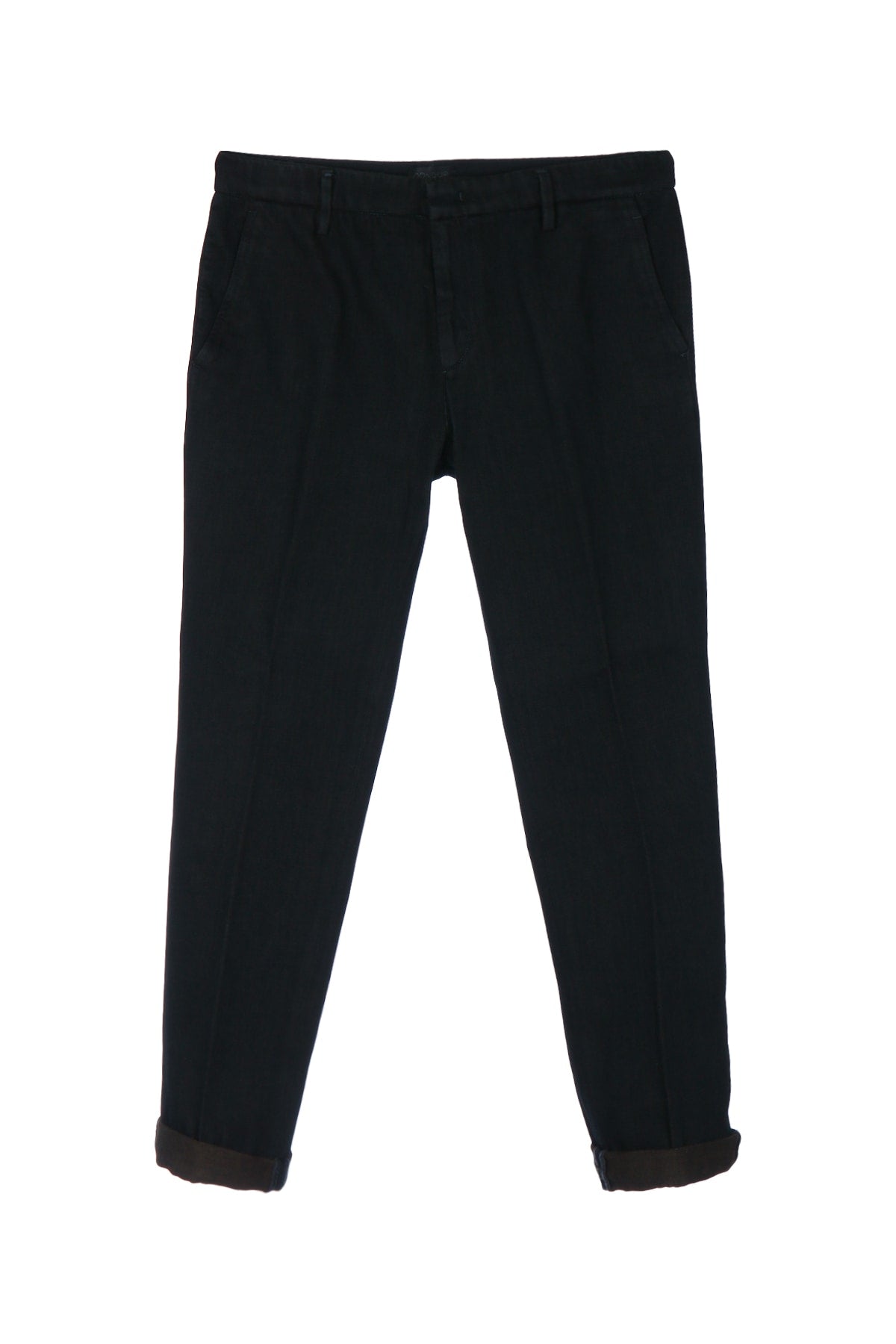 Dondup Cotton-Blend Trousers — Black