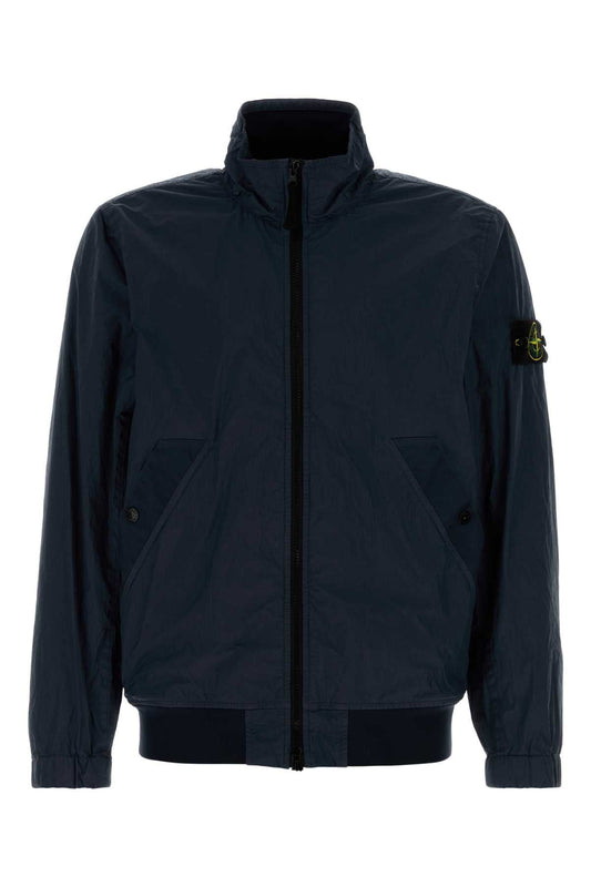 Stone Island Nylon Shell Jacket — Navy