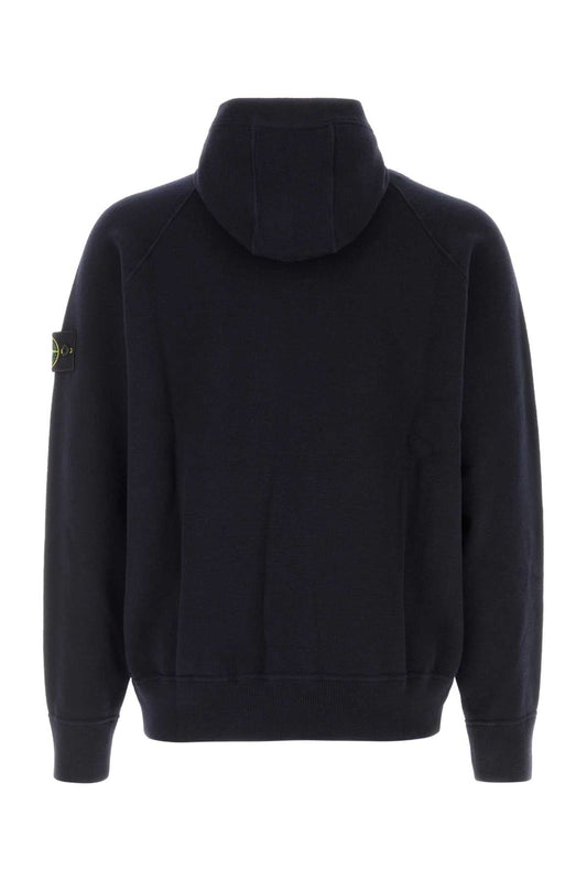 Stone Island Virgin Wool Hoodie — Blue