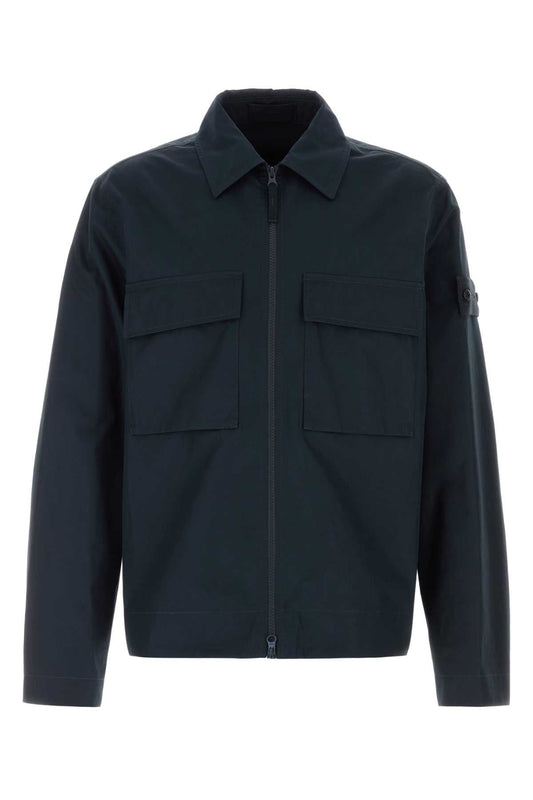 Stone Island Utility Cargo Jacket — Navy