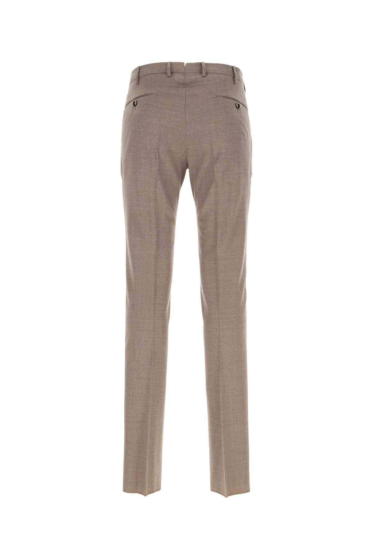 Pt Torino Stretch Virgin Wool Trousers — Gray