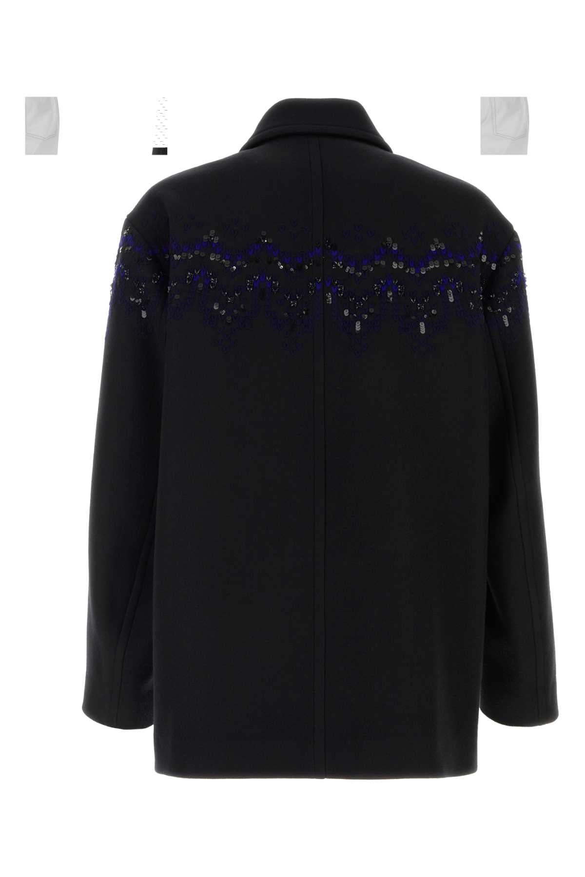 Dries Van Noten Coat — Black