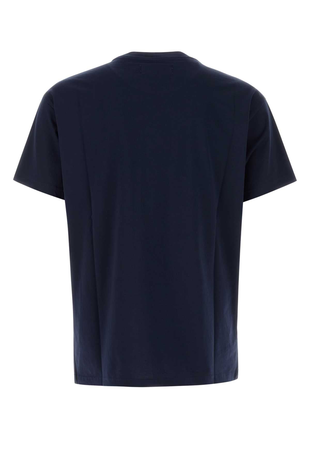 Vivienne Westwood Logo-Embroidered Cotton T-Shirt — Navy