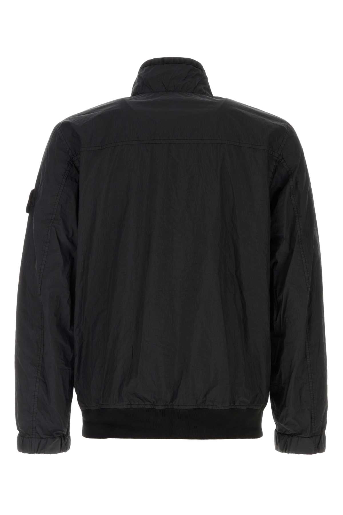 Stone Island Nylon Lightweight Jacket — Black