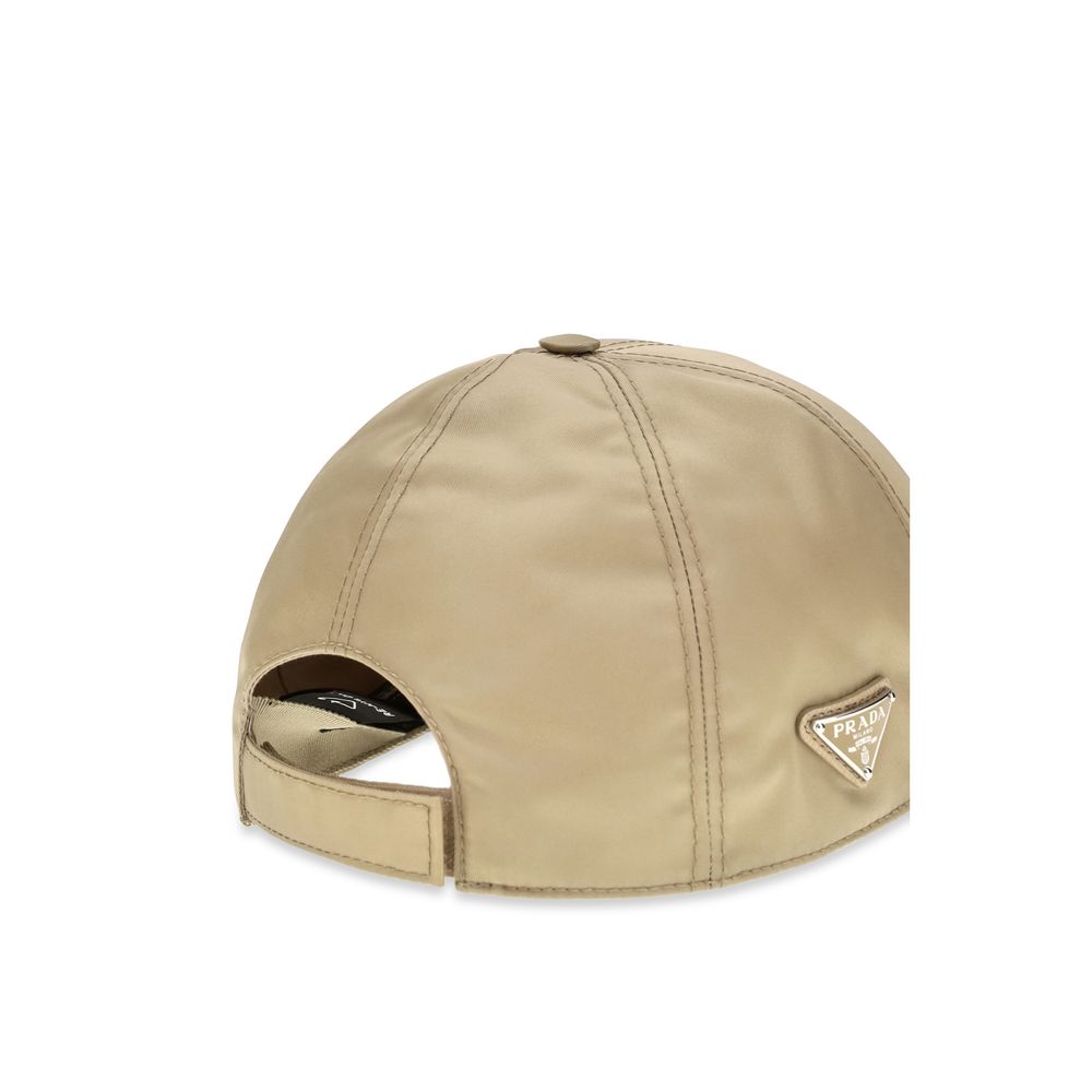 Prada PR2HC2742DMIF0040BB Polyamide Baseball Cap — Beige